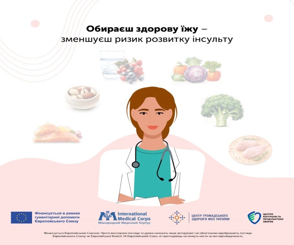 80% усіх випадків інсультів можна запобігти – дізнайся як та розкажи іншим!
